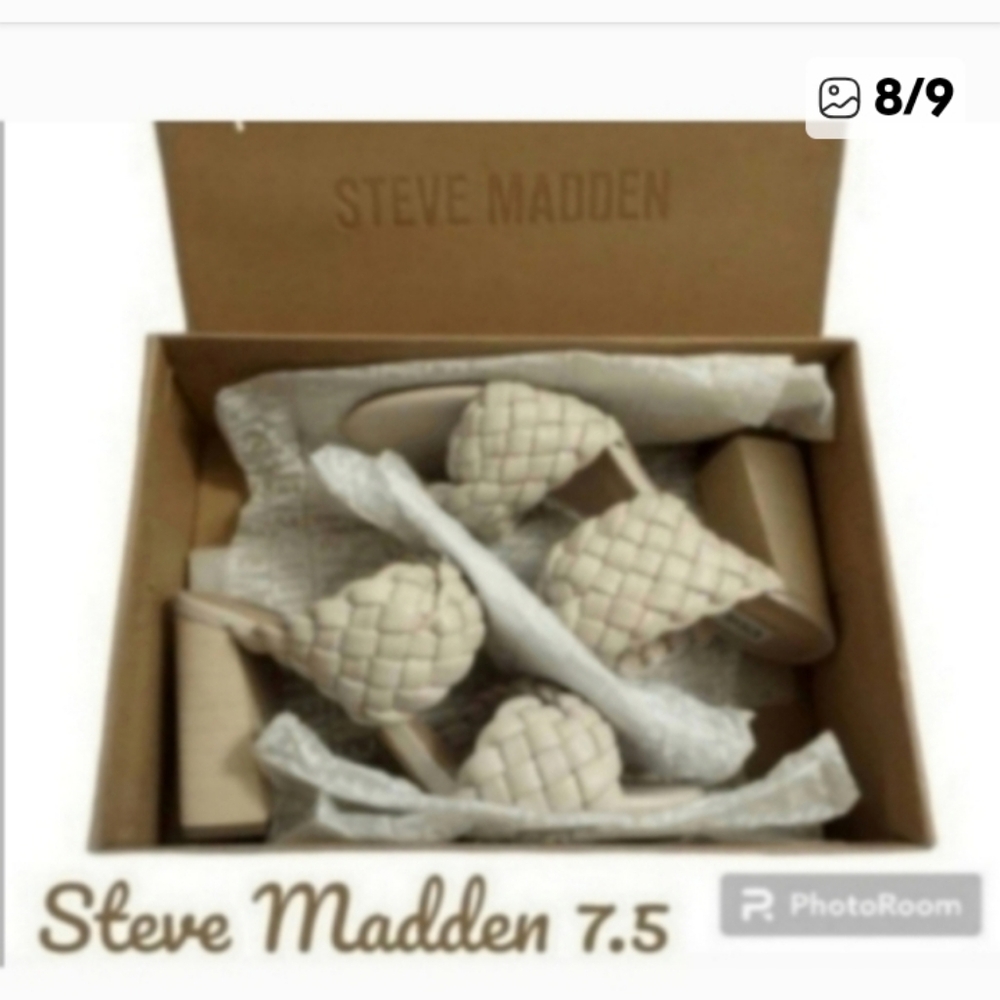 NWT Steve Madden- TIELO MULE-Leather Twisted Heeled Mule 
SIZE 7.5 - Picture 6 of 7